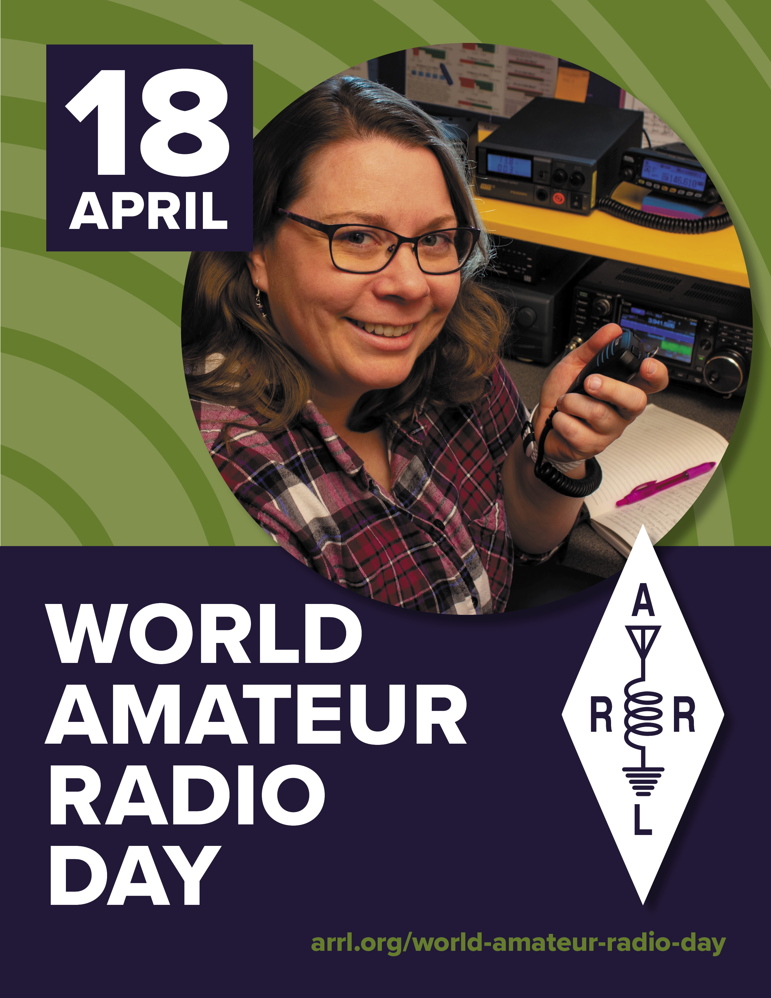 Spread the word! 2021 World Amateur Radio Day is April 18